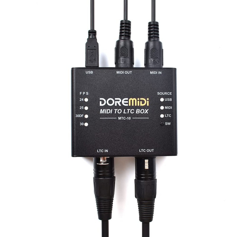 DOREMiDi MIDI To LTC Box Is MIDI Time Code and
