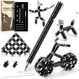 Tigerhu Tigerhu Fidget Pen, Magnetischer Kugelschreiber, Magnet Stift, Lustig Multifunktions Magnetstift, Stressabbau Druckkugelschreiber für Männer, Frauen, Kinder, Vatertagsgeschenk