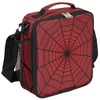 TropicalLife Red Spider Web Kids Lunch Boxes, Insulated Lunch Bag