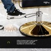 Raganet Silla Hidráulica Profesional Barbería Salón Belleza Base Metálica Redonda