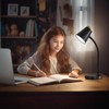 GyroVu GyroVu Led Desk Lamp, Touch Dimmable Reading Lamp for