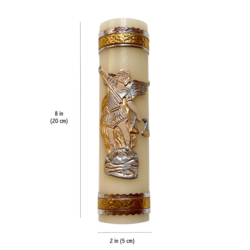 Archangel Michael Handmade Candle Protection Angel Cirio Vela de San