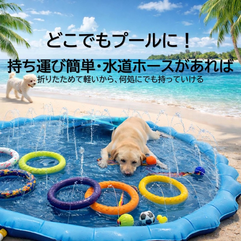 Fountain Mat Pool [L / 59.1 inches (150 cm)] for