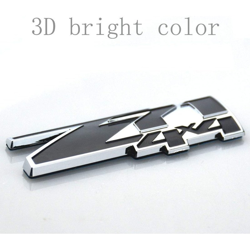 2Pcs Z71 4x4 Emblems 3D Badge Decal Nameplate Compatible with