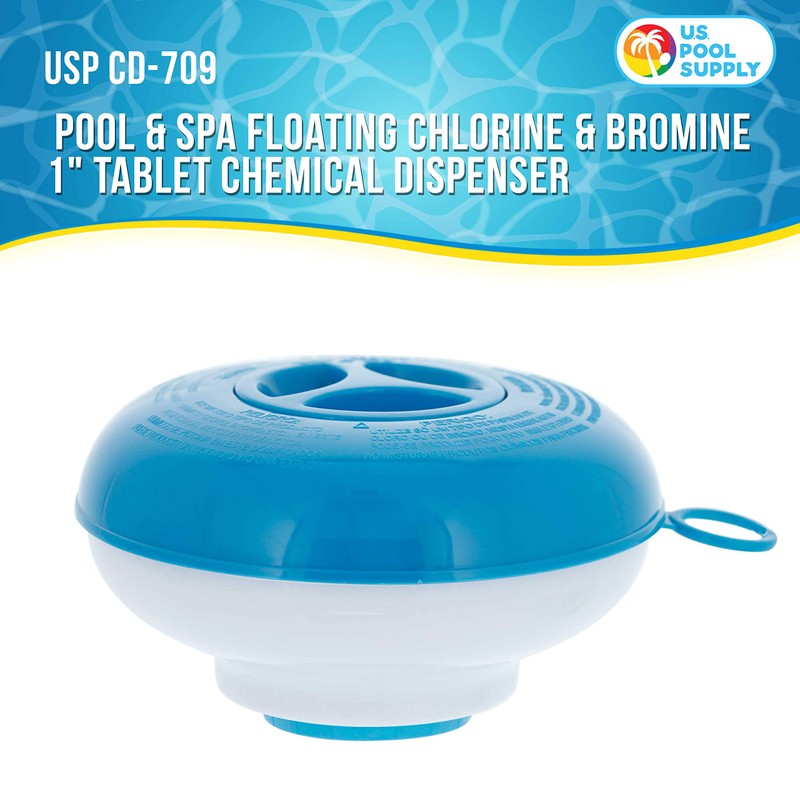 U.S. Pool Supply Pool & Spa Floating Chlorine & Bromine