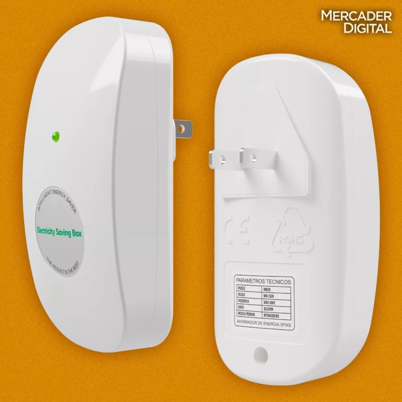 Mercader Digital 3 Pzs Ahorrador Energía Electricidad Capacitor Ahorra Luz
