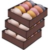 Cawek Bra Storage Drawers Organizer for Clothing Underwear Drawer Organizer