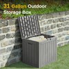 EAST OAK EAST OAK Outdoor Storage Box, 31 Gallon Deck