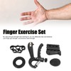5Pcs Grip Strengthener Trainer Kit Hand Exercise Ball Finger Trainer