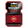 Scotch-Mount 3M Tiras Adhesivas Doble Cara para Montaje, Adhesión Extrema,