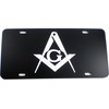 Mason Inlaid Symbol Mirror License Plate [Car/T...