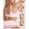 Vertvie Seamless Bra without Underwire Sports Bustier Cross Lace V