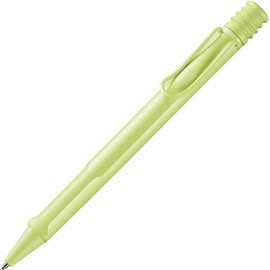 Lamy Safari Springgreen Ballpoint Pen - Timeless Classic Ballpoint Pen with Ergonomic Grip and Robust ASA Plastic - Includes Large Refill M 16 in Line Width M in Blue