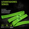 PR Personal Record - Correas de elevación resistentes dobles reforzadas,