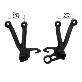 TCMT Rear Passenger Footpegs Pegs Bracket Fit For Suzuki GSXR1000 GSX-R1000 2003-2004