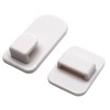 Excelity Set of 4 Remote Controller Plastic Wall Hook Holder