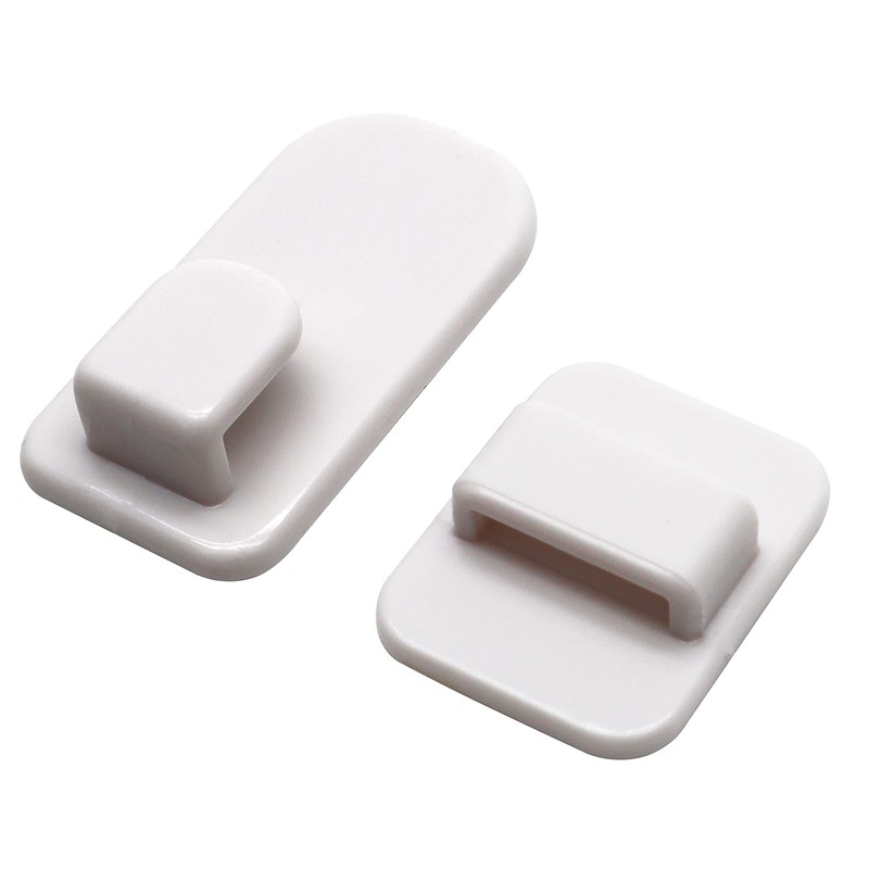 Excelity Set of 4 Remote Controller Plastic Wall Hook Holder