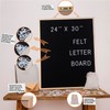 Large Felt Letter Board 24x30 Inch with 6 Sets of