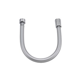 Jasya Silicone Shower Hose Extra Long,Explosion Proof Anti Winding Showerhead Hose,Used In Showerheads Spray Bidet Bathing Toilet Cleaning Flexible RV Shower Hoses Replacement (Silver, 15 In)