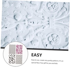 Gadpiparty 4pcs Embossing Templates for Scrapbooking DIY Photo Album and Card Making Unique Plastic Craft Folders for Decorative Patterns for Handmade Projects