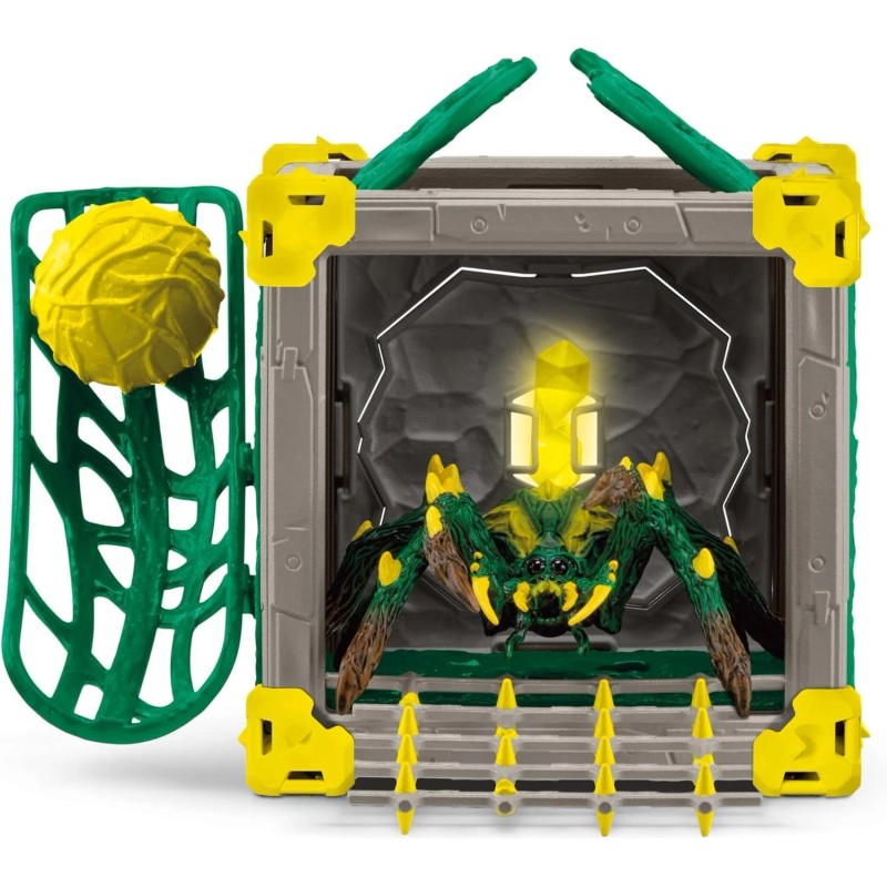 Schleich Eldrado Creatures BattleCaves Playset with Jungle Tarantula and Connectable