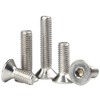 M4-0.7 x 10mm Flat Head Socket Cap Screws Bolts, Stainless