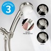 KAIYING Brushed Nickel High Pressure Handheld Shower Head with ON/OFF