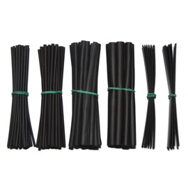 Heat Shrink Tubing Set of 100 Cable Tube Insulation Black