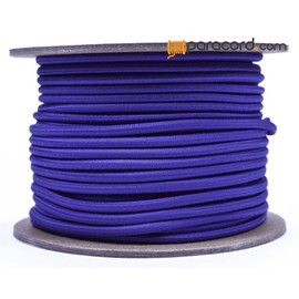 Purple 1/8" Shock Cord - BORED PARACORD Marine Grade Shock/Bungee/Stretch Cord 1/8 inch x 100 feet Several Colors - Made in USA