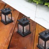 LED Outdoor Solar Lantern Garden Hanging Solar Lamp with Decorative