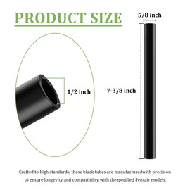 NEBOO R172253 5/8-Inch Outside Diameter Black Tube Compatible with Rainbow 320 Automatic Chlorine/Bromine in-Line Pool and Spa Feeder