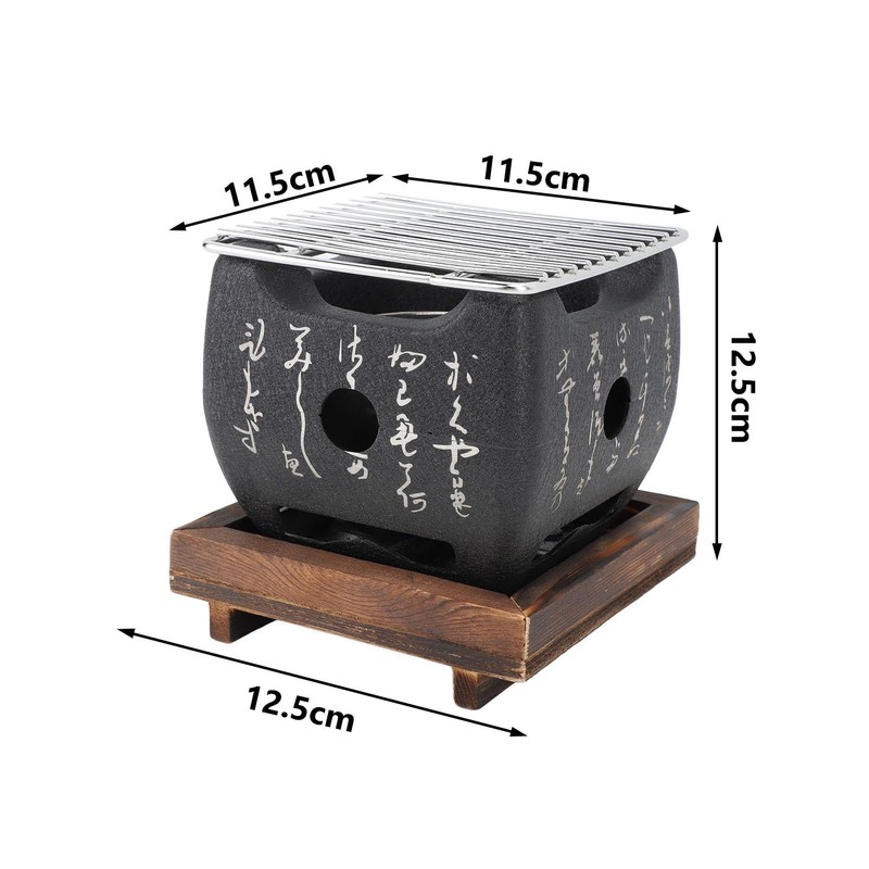 Tomotato Japanese Charcoal Grill Small Multi Functional Fast Heating Mini