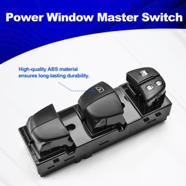 25401-6LA0A Driver Side Master Power Door Lock Window Switch Compatible with 2020-2023 Nissan Sentra 2.0 L, Front Left Driver Side Power Window Switch Electric, Power Window Regulator Master Switch