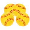 Outanaya 4pcs Sponge Baseball Foam Squeeze Ball Sports Training Ball