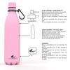 Daikoku Stainless Steel Bottle + Adjustable Strap + Carabiner, BPA
