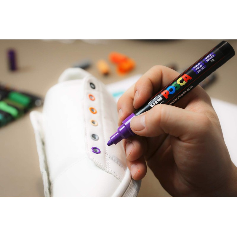 uni-ball 186520 Uni Posca Marker with Fine Bullet Nib 0.9-1.3