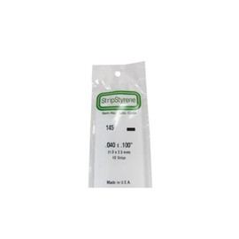 .040 x .100 Strips (10) Evergreen