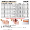 Anazoz Men's Ring Titanium 18K Gold Plated Wedding Ring Engagement