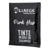 Tinte Shampoo Negro Instantáneo Cubre Canas Baregk 10 Sobres