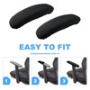 FUIPVGI 4 Pieces Armrest Covers Office Chair Arm Armrest Covers,