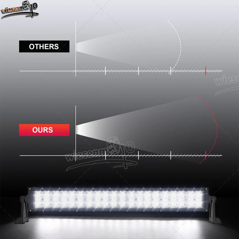 WSAYS Fit 07-13 Chevy Silverado 1500/2500/3500 22'' Light Bar Lower