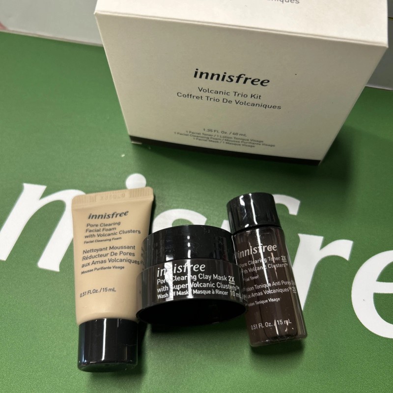 INNISFREE Pore Care Volcanic Trio Special Mini Kit 3-set