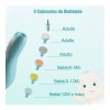 Lima De Uñas Bebe, 6 Cabeza Molienda Y 1 Cortauñas