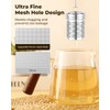 House Again 2 Pack Tea Strainers for Loose Tea, Extra