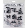 Tim Holtz - Stampers Anon Cling RBBR Stamp Set, Tiny