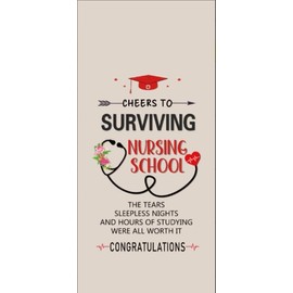 JUESMOS Nurse Graduation Wine Bottle Bag