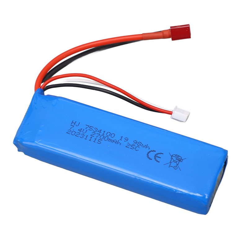7.4V 2700mAh Battery Li Po Overcharge Short Circuit Protection Light