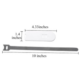 Toilet Lid Lifter Handle, Toilet Seat Handle Lifter, Velcro Straps Toilet Lid Raise Lifter, Avoid Touching Lift Tools Universal Size-White 1Pcs