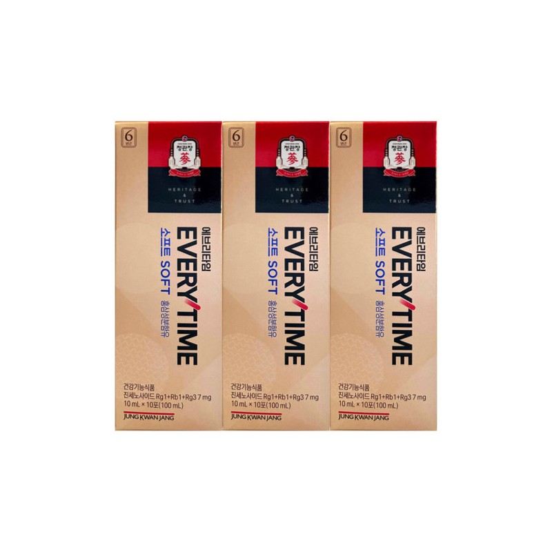 Cheong Kwan Jang 정관장 홍삼정 에브리타임 소프트 10ml x 30포