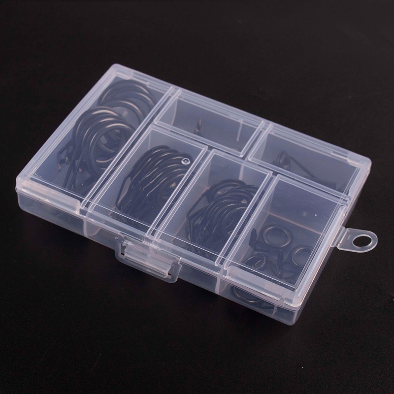 35pcs Fishing Rod Repair Kit Ceramic High Carbon Steel Fishing
